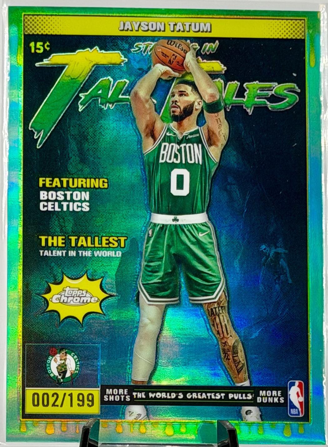 Jayson Tatum [Refractor Aqua] #TT-9