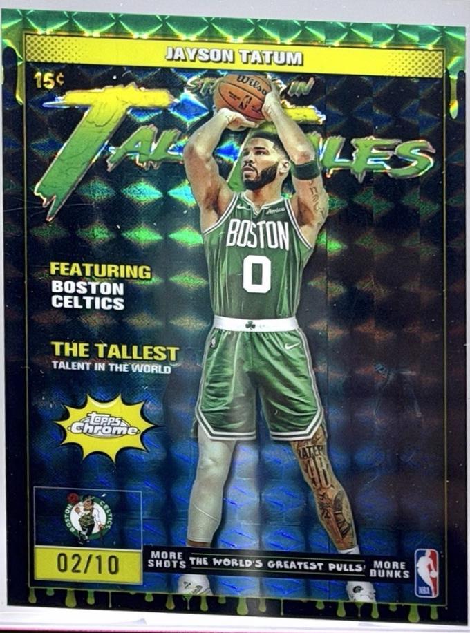 Jayson Tatum [Refractor Black Geometric] #TT-9