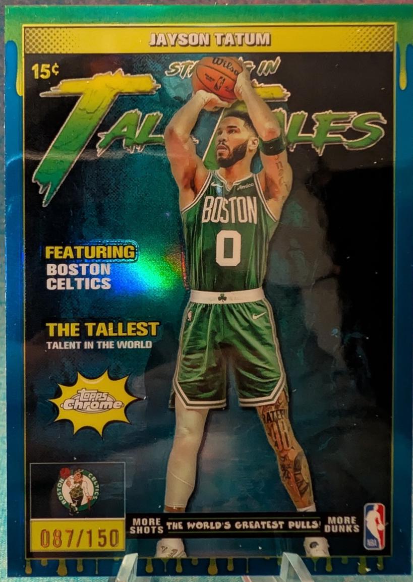 Jayson Tatum [Refractor Blue] #TT-9