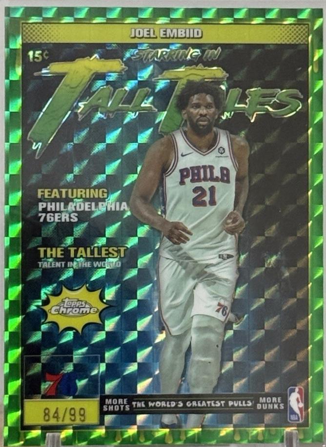 Joel Embiid [Refractor Green Geometric] #TT-3