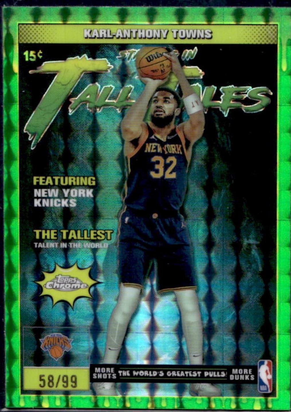 Karl-Anthony Towns [Refractor Green Geometric] #TT-10