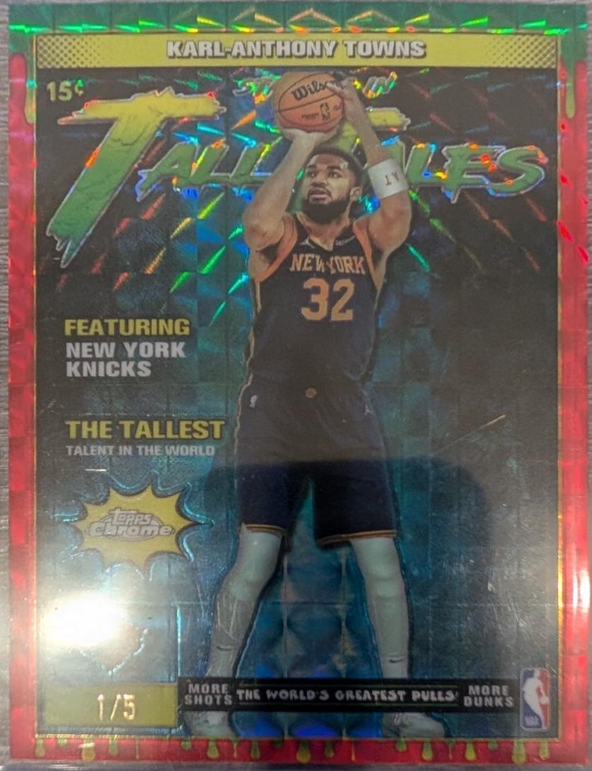 Karl-Anthony Towns [Refractor Red Geometric] #TT-10