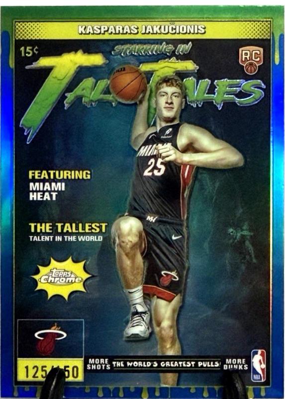 Kasparas Jakucionis [Refractor Blue] #TT-24