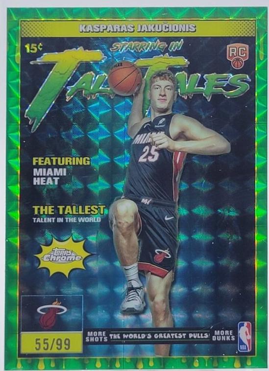 Kasparas Jakucionis [Refractor Green] #TT-24