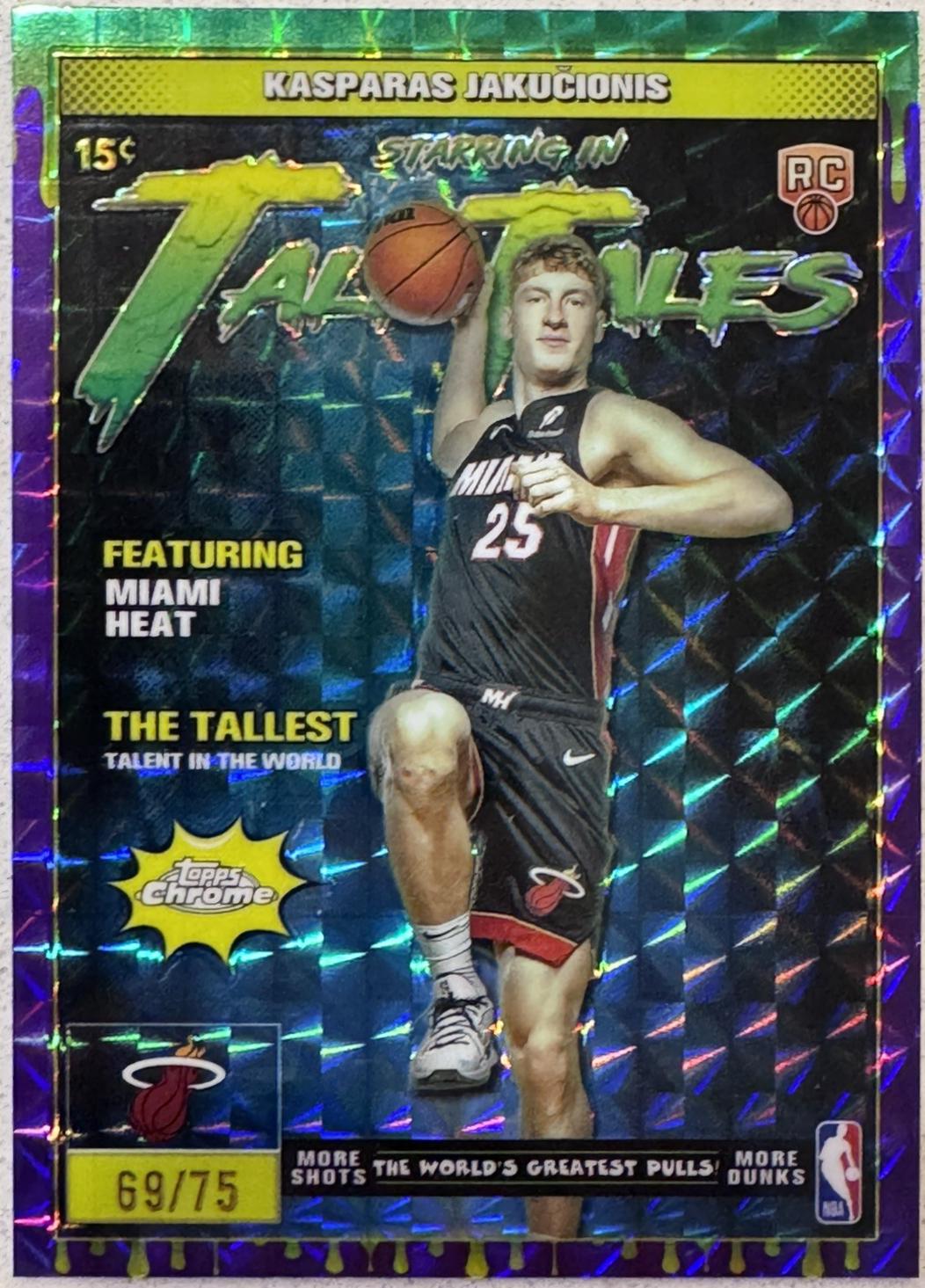 Kasparas Jakucionis [Refractor Purple] #TT-24