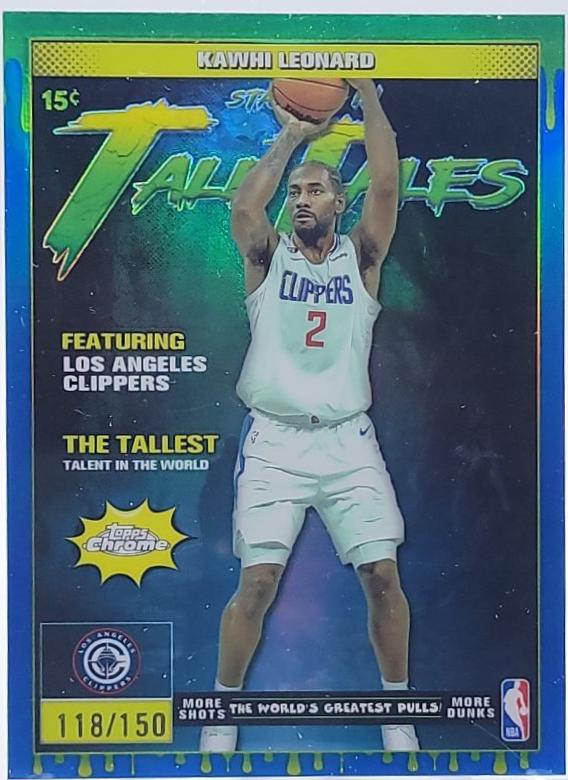 Kawhi Leonard [Refractor Blue] #TT-8