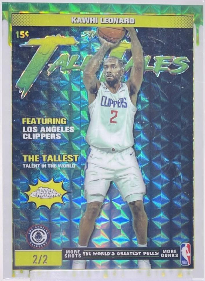 Kawhi Leonard [Refractor White Geometric] #TT-8
