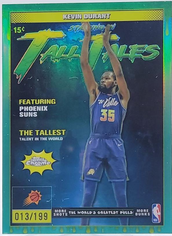 Kevin Durant [Refractor Aqua] #TT-6