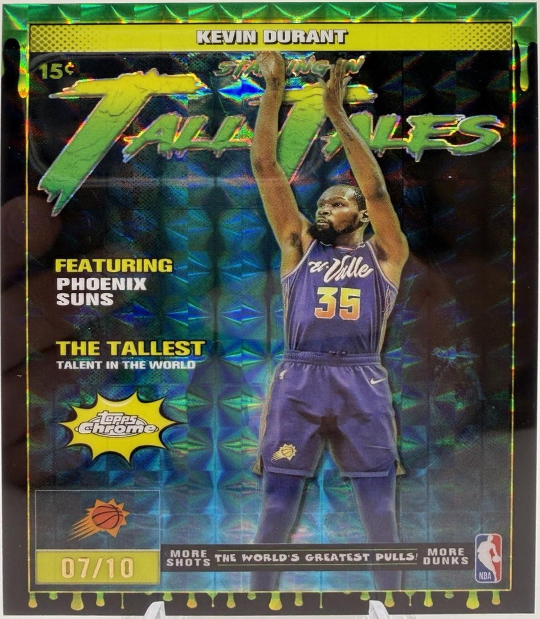 Kevin Durant [Refractor Black Geometric] #TT-6