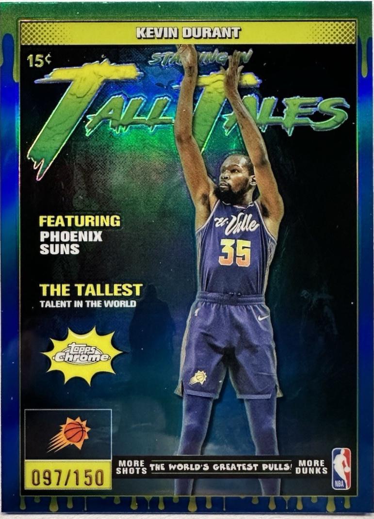 Kevin Durant [Refractor Blue] #TT-6