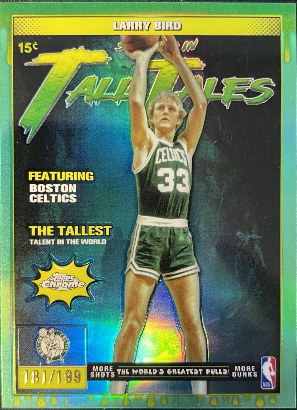Larry Bird [Refractor Aqua] #TT-15