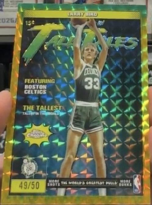 Larry Bird [Refractor Gold Geometric] #TT-15