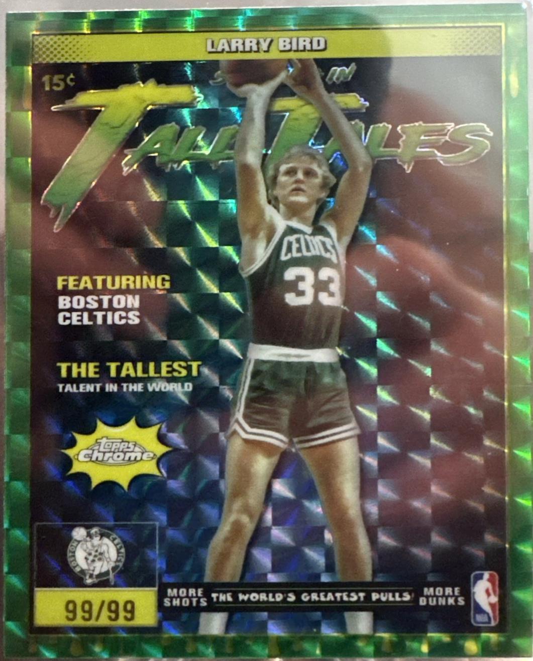 Larry Bird [Refractor Green Geometric] #TT-15