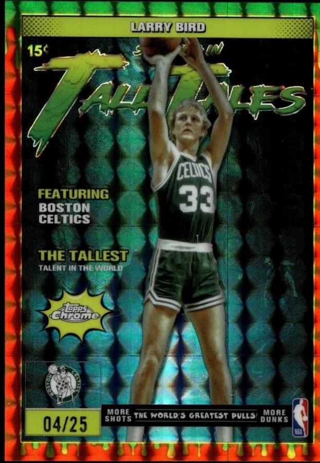 Larry Bird [Refractor Orange Geometric] #TT-15