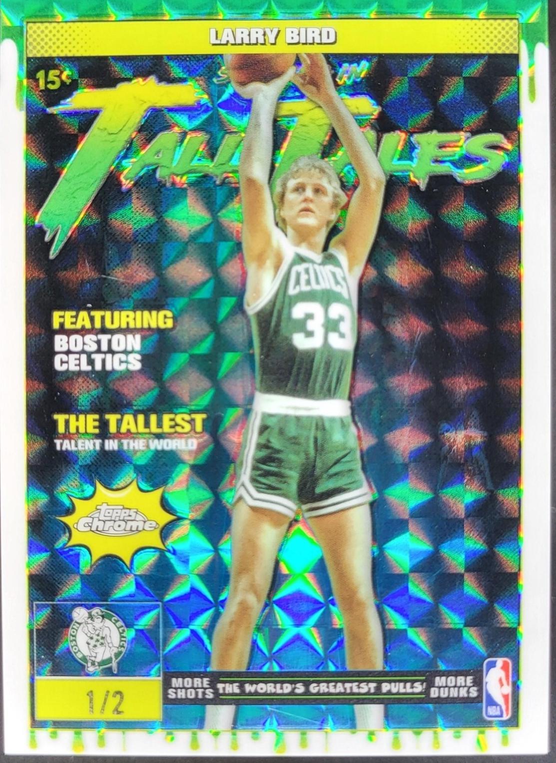 Larry Bird [Refractor White Geometric] #TT-15