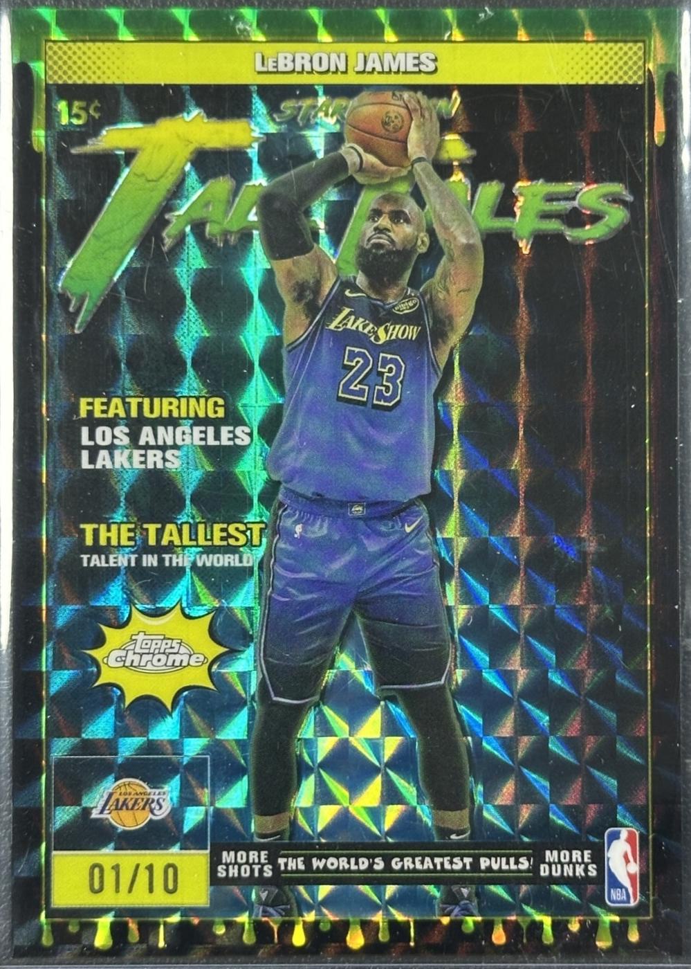 LeBron James [Refractor Black Geometric] #TT-7