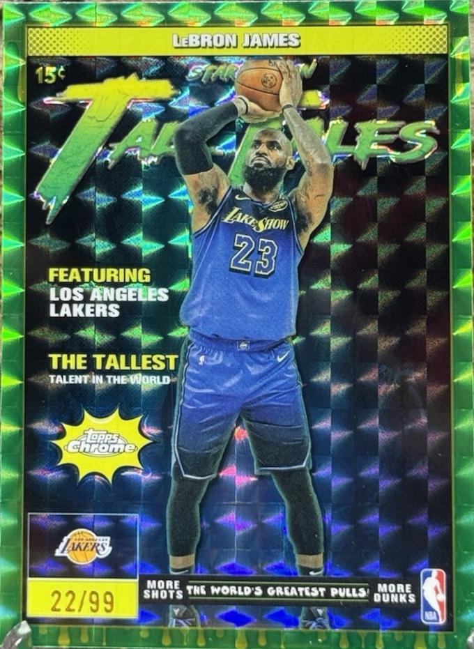 LeBron James [Refractor Green Geometric] #TT-7