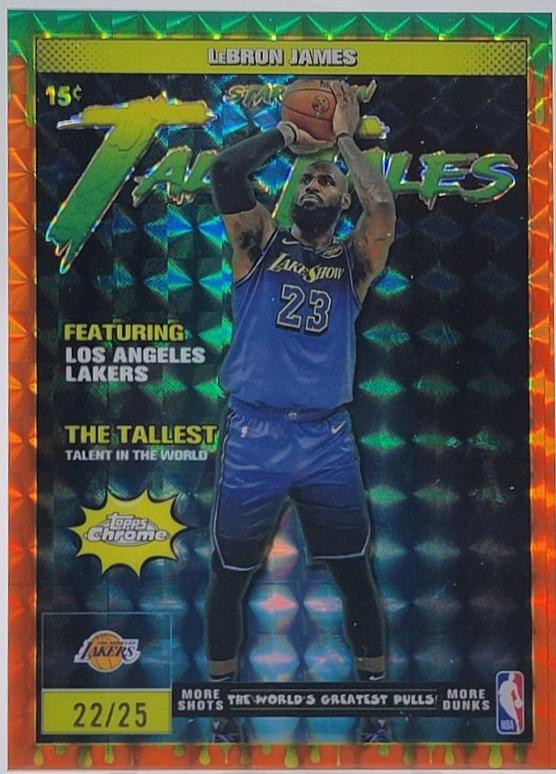 LeBron James [Refractor Orange Geometric] #TT-7