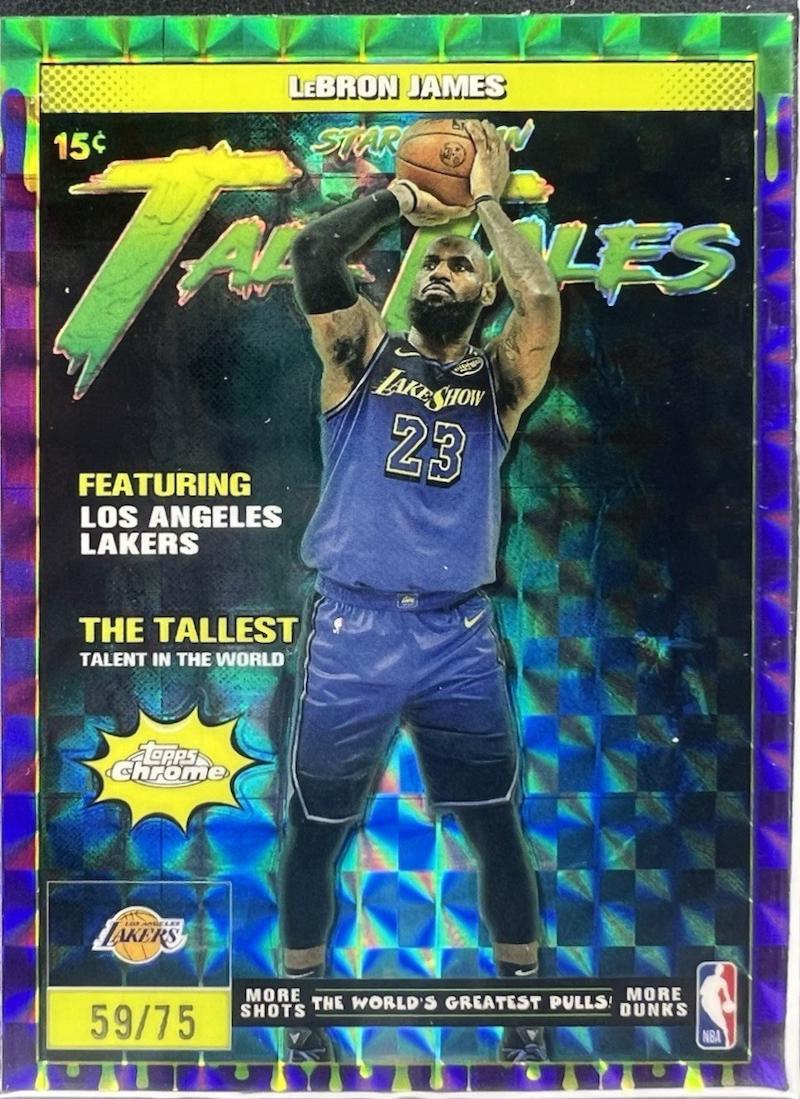 LeBron James [Refractor Purple Geometric] #TT-7