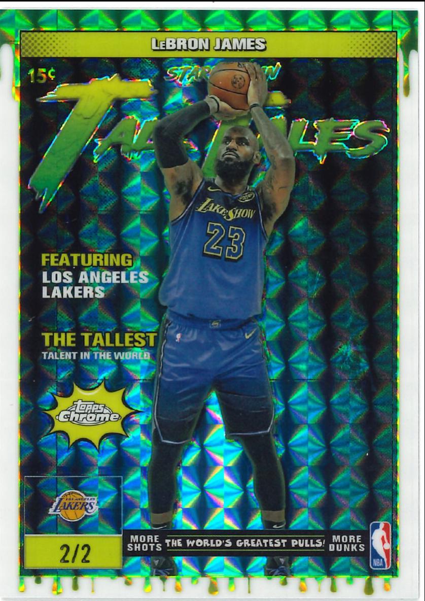 LeBron James [Refractor White Geometric] #TT-7