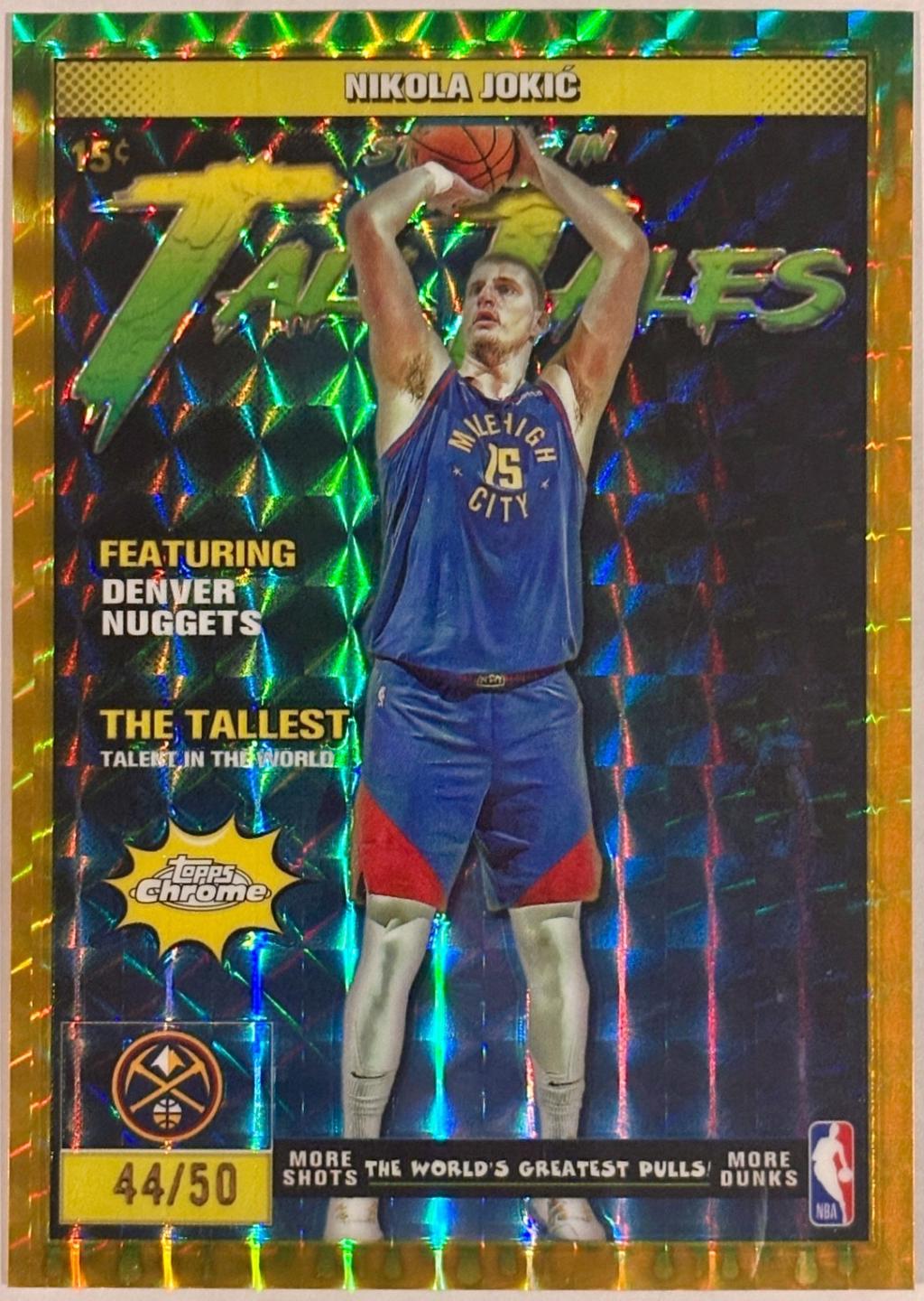Nikola Jokic [Refractor Gold Geometric] #TT-1