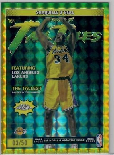 Shaquille O'Neal [Refractor Gold Geometric] #TT-11