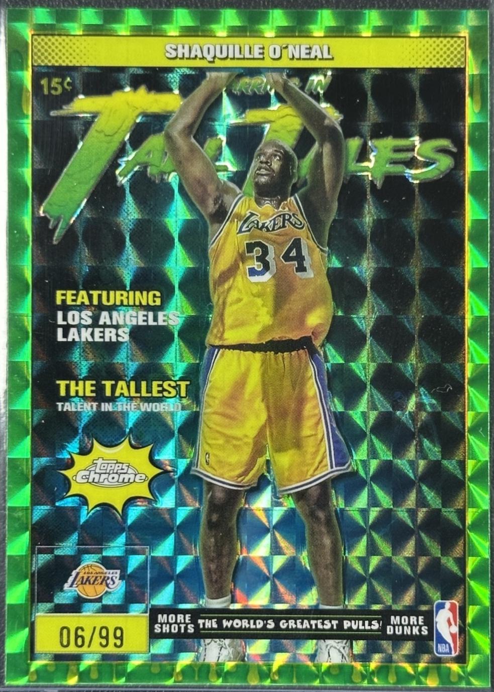 Shaquille O'Neal [Refractor Green Geometric] #TT-11
