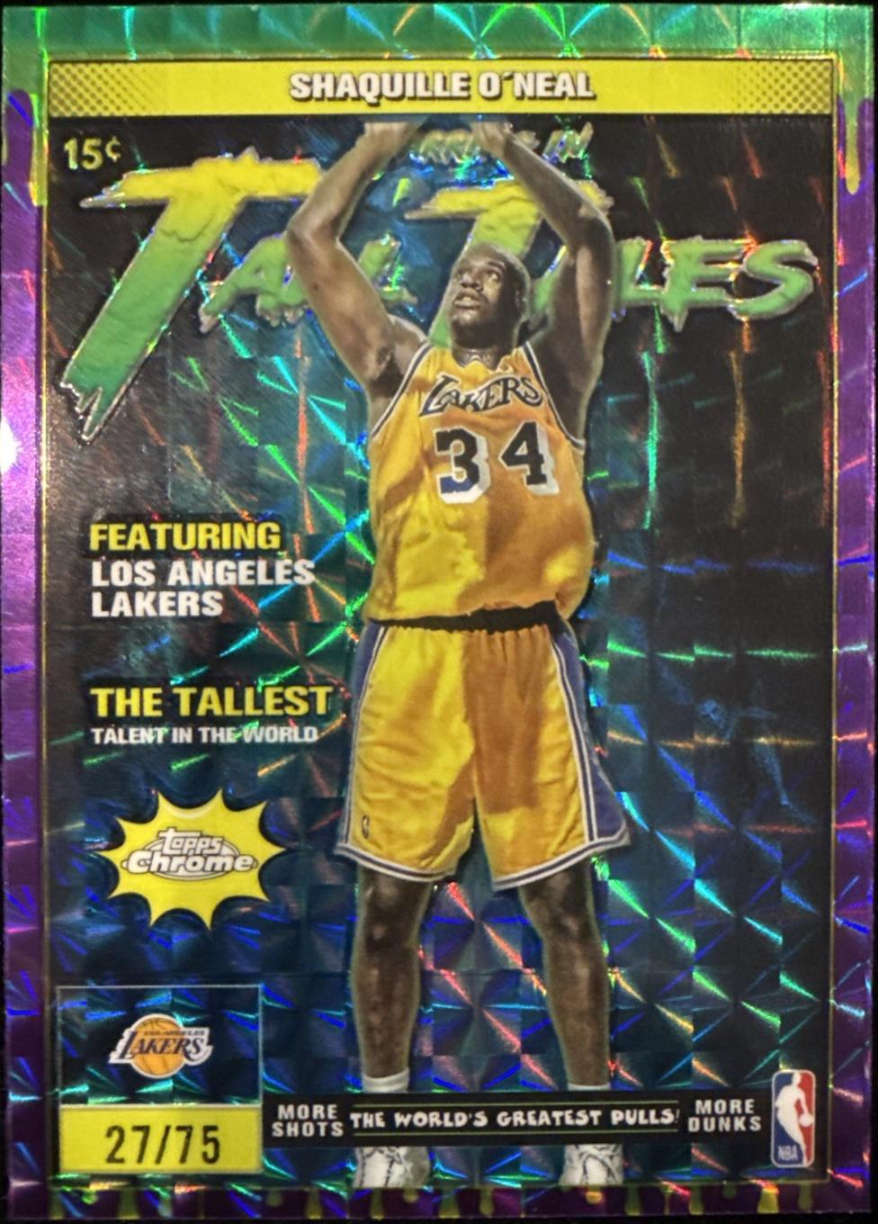 Shaquille O'Neal [Refractor Purple] #TT-11