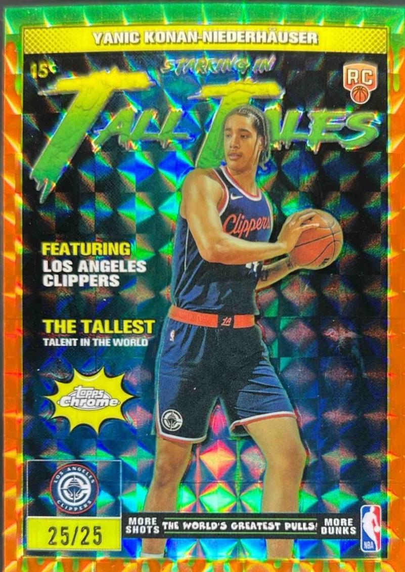 Yanic Konan-Niederhauser [Refractor Orange Geometric] #TT-22