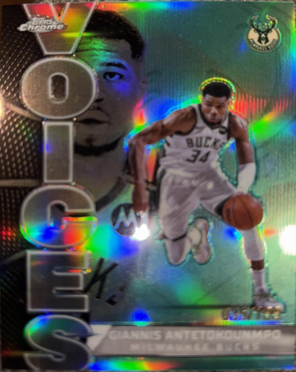 Giannis Antetokounmpo [Refractor Aqua] #VS-2