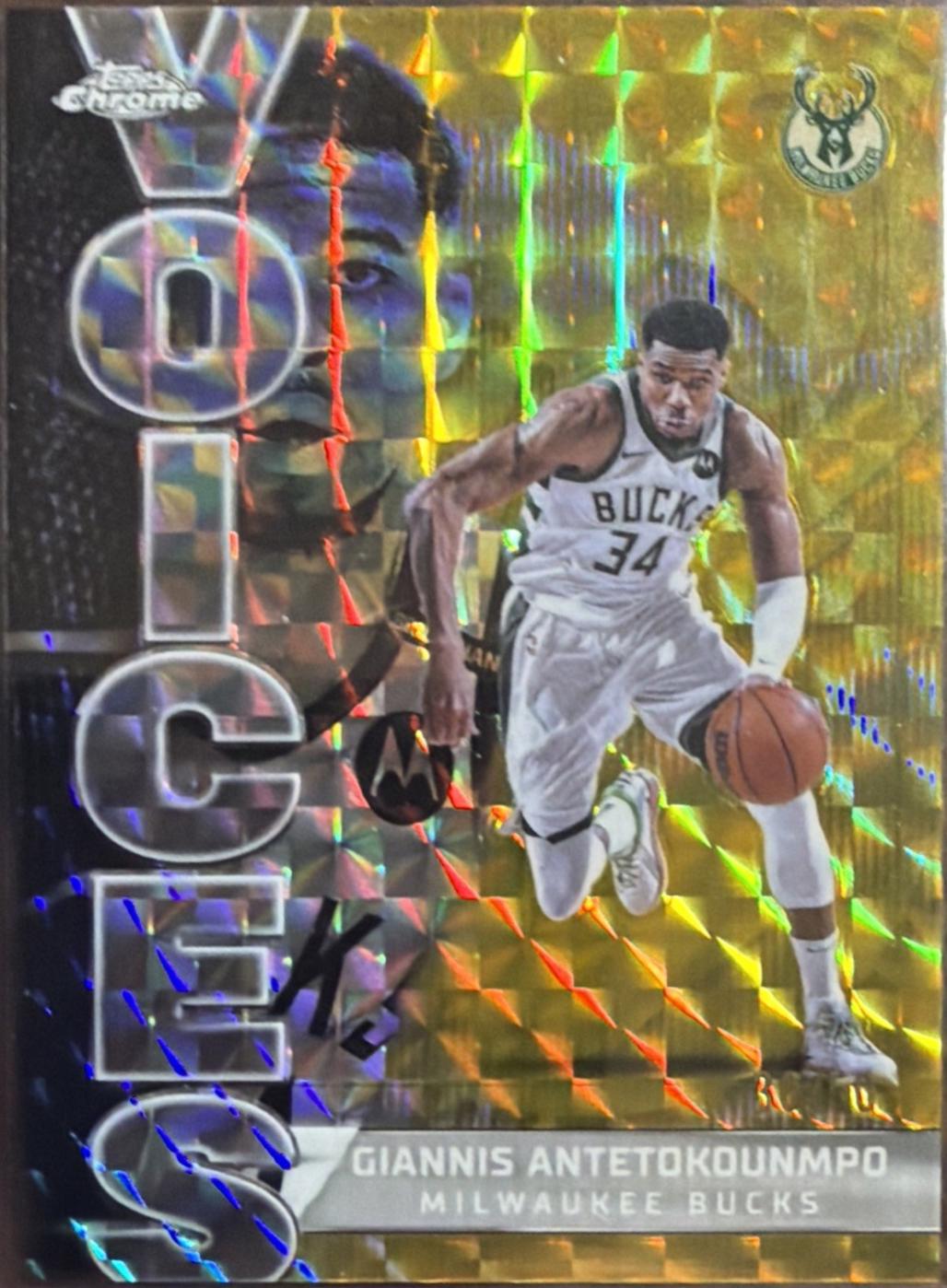 Giannis Antetokounmpo [Refractor Gold Geometric] #VS-2