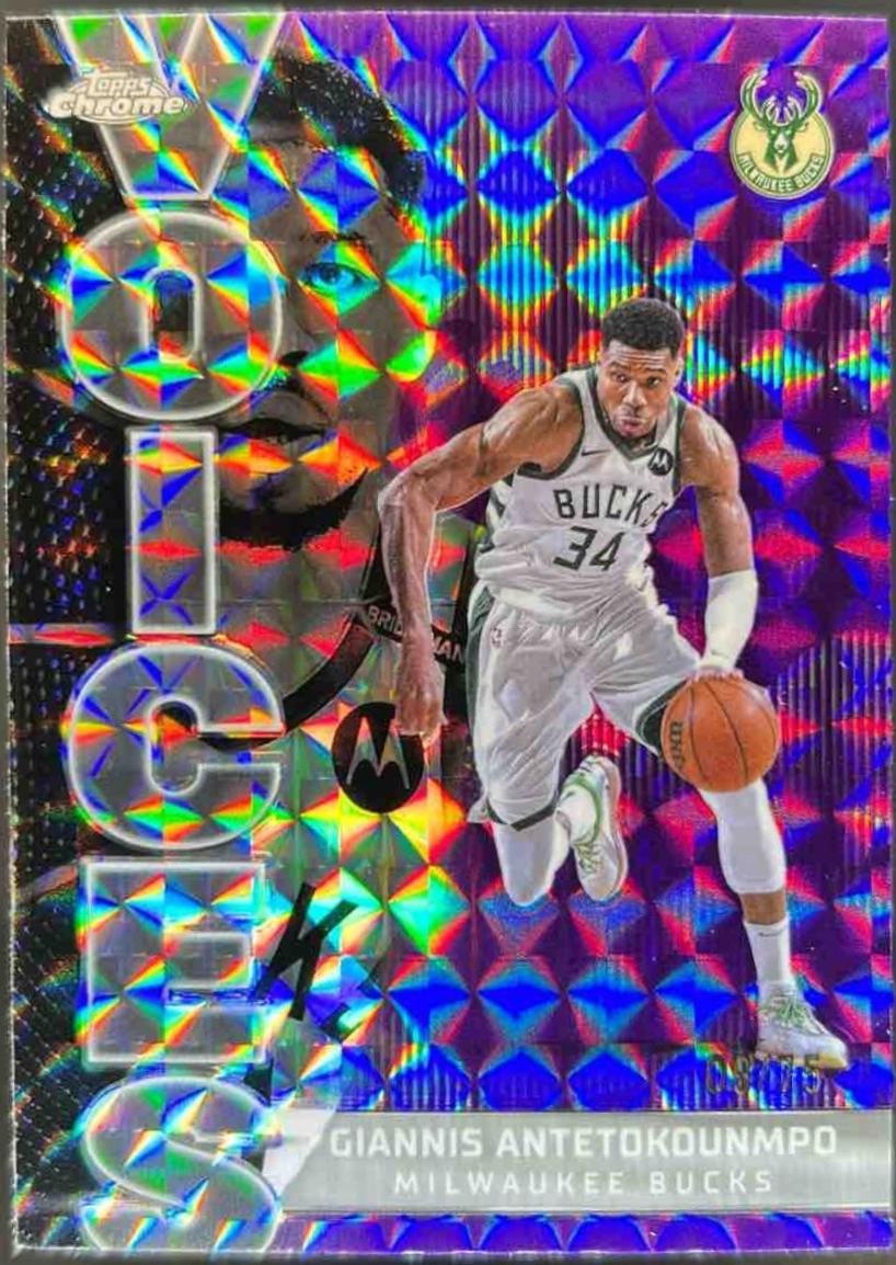 Giannis Antetokounmpo [Refractor Purple Geometric] #VS-2