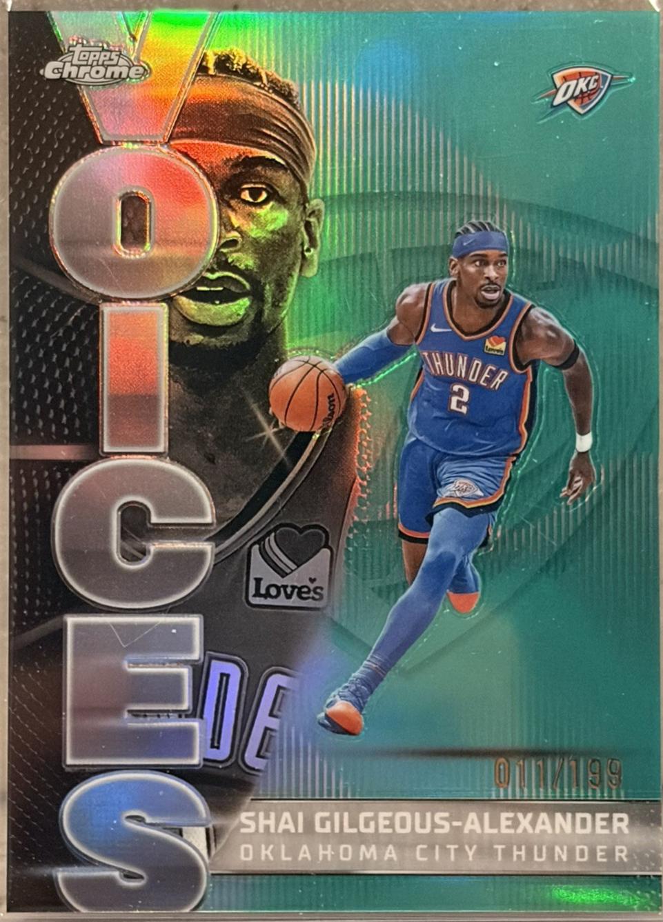 Shai Gilgeous-Alexander [Refractor Aqua] #VS-3