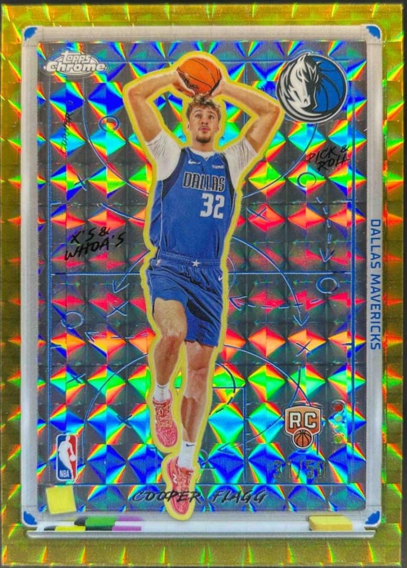 Cooper Flagg [Refractor Gold Geometric] #XW-8