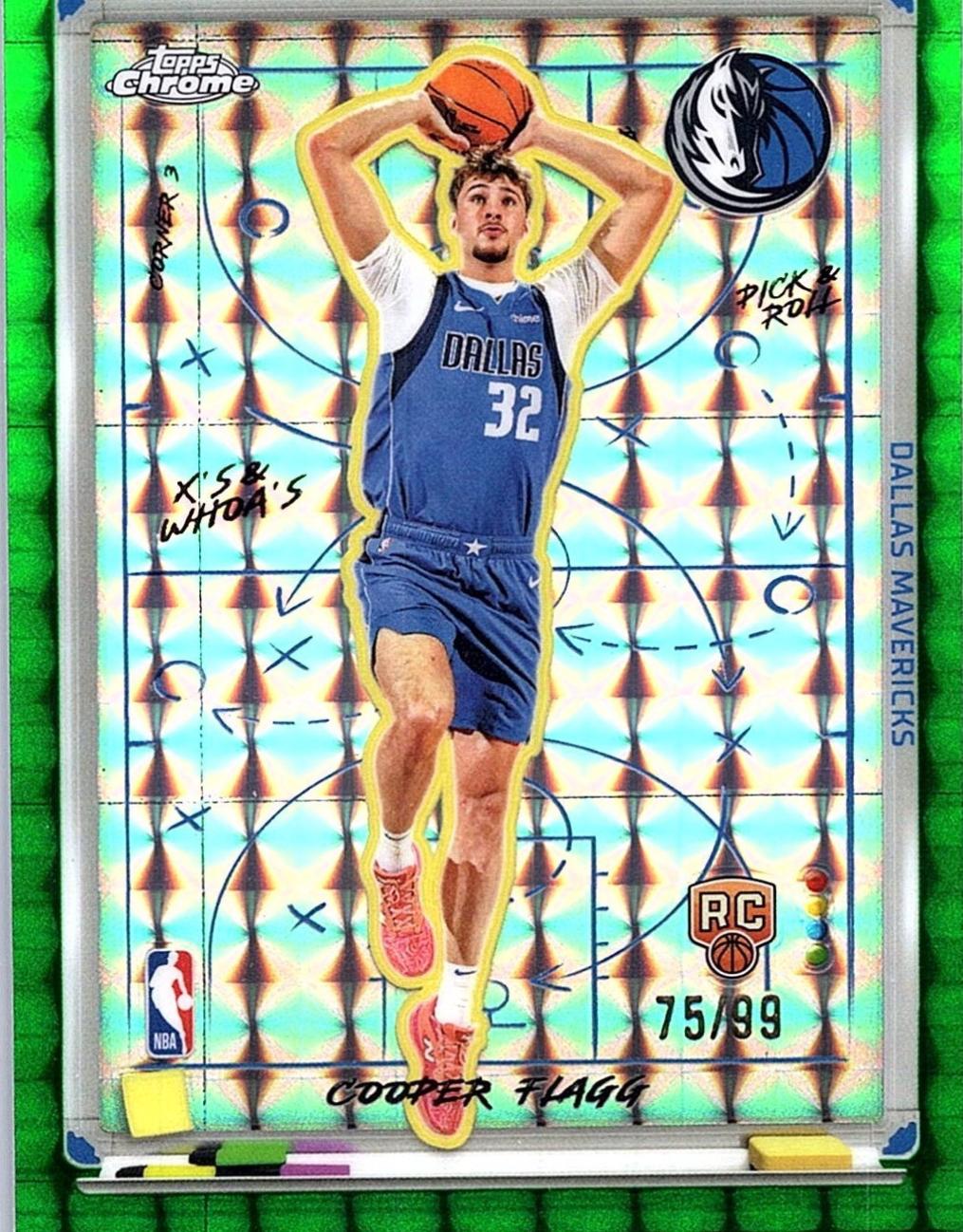 Cooper Flagg [Refractor Green Geometric] #XW-8