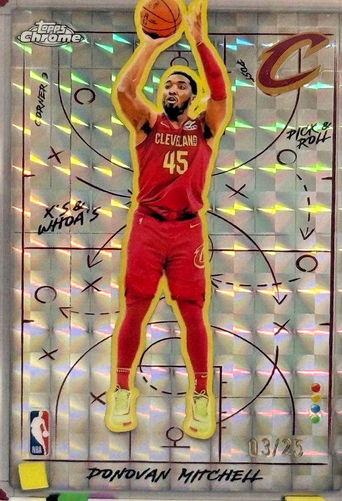 Donovan Mitchell [Refractor Orange Geometric] #XW-1
