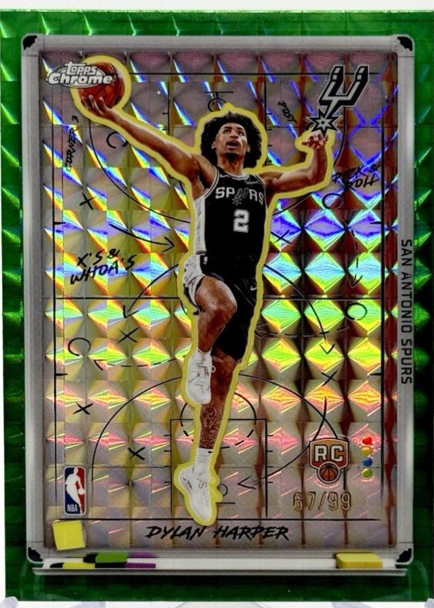 Dylan Harper [Refractor Green Geometric] #XW-9