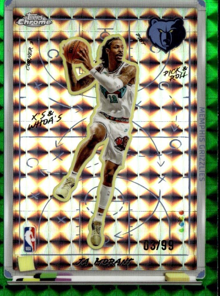 Ja Morant [Refractor Green Geometric] #XW-4