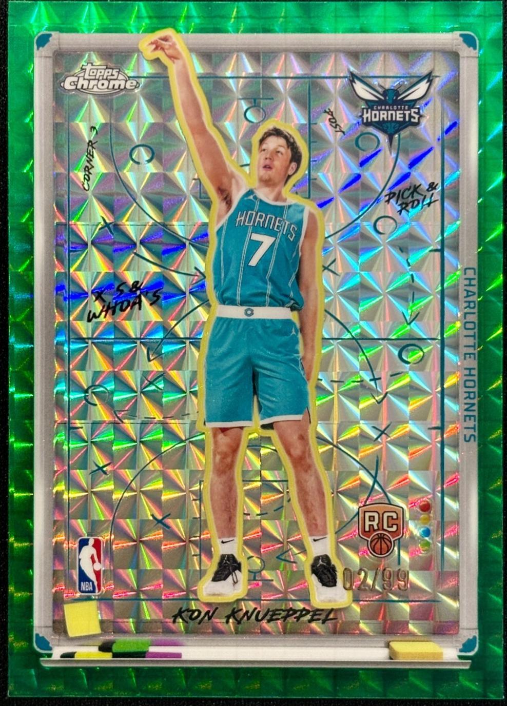 Kon Knueppel [Refractor Green Geometric] #XW-10