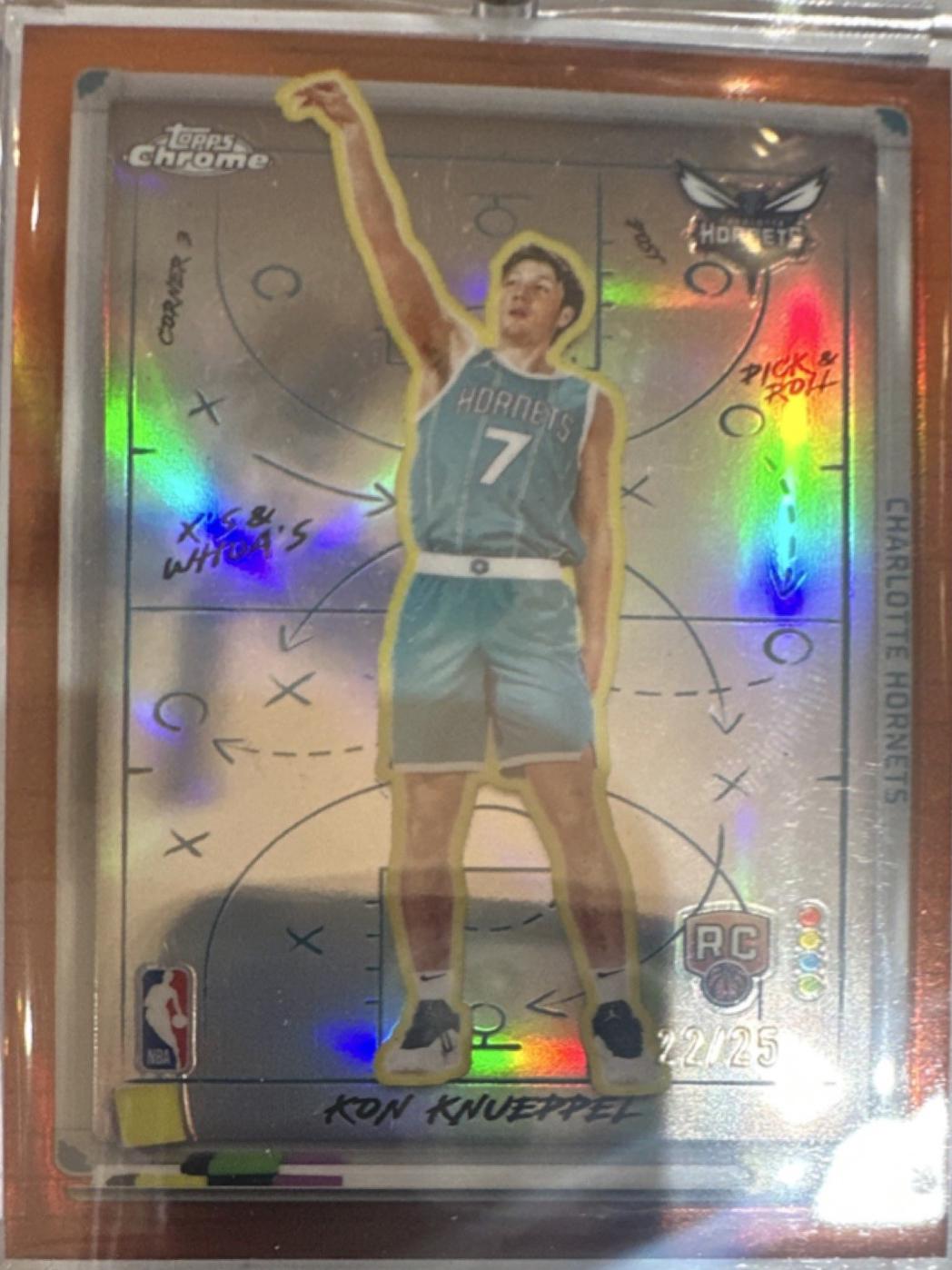 Kon Knueppel [Refractor Orange Geometric] #XW-10