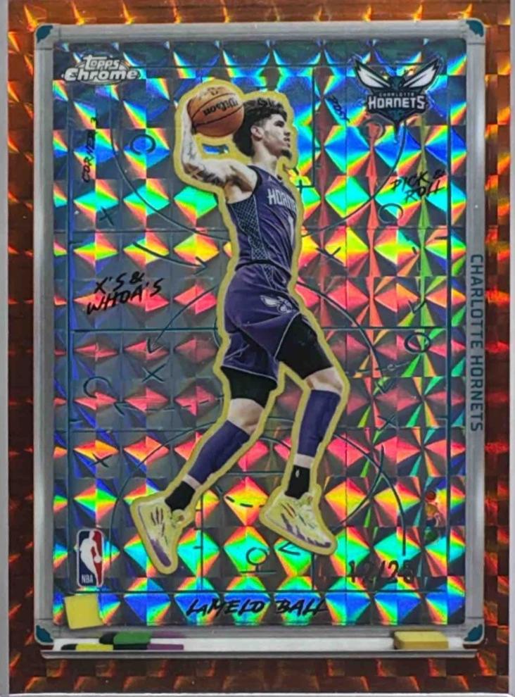 LaMelo Ball [Refractor Orange Geometric] #XW-7