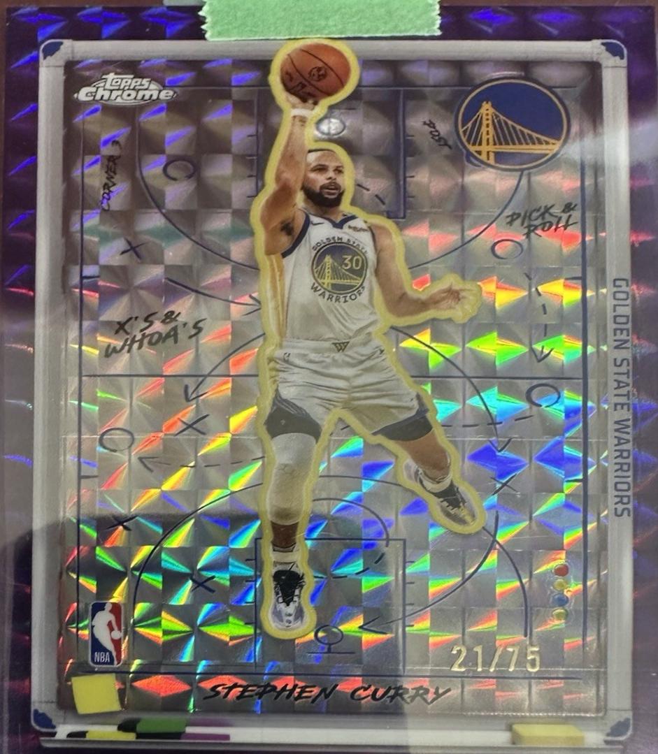 Stephen Curry [Refractor Purple Geometric] #XW-5