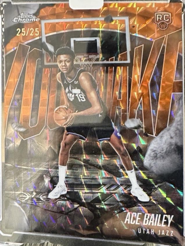 Ace Bailey [Refractor Orange Geometric] #YQ-5