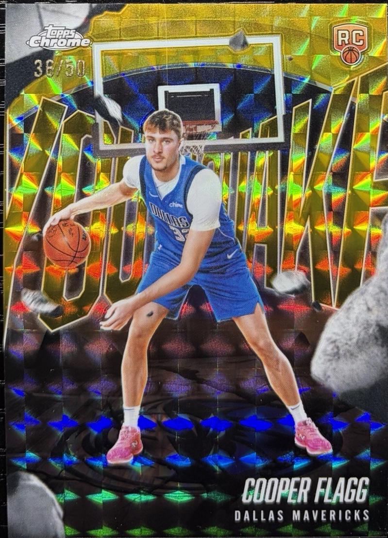Cooper Flagg [Refractor Gold Geometric] #YQ-1