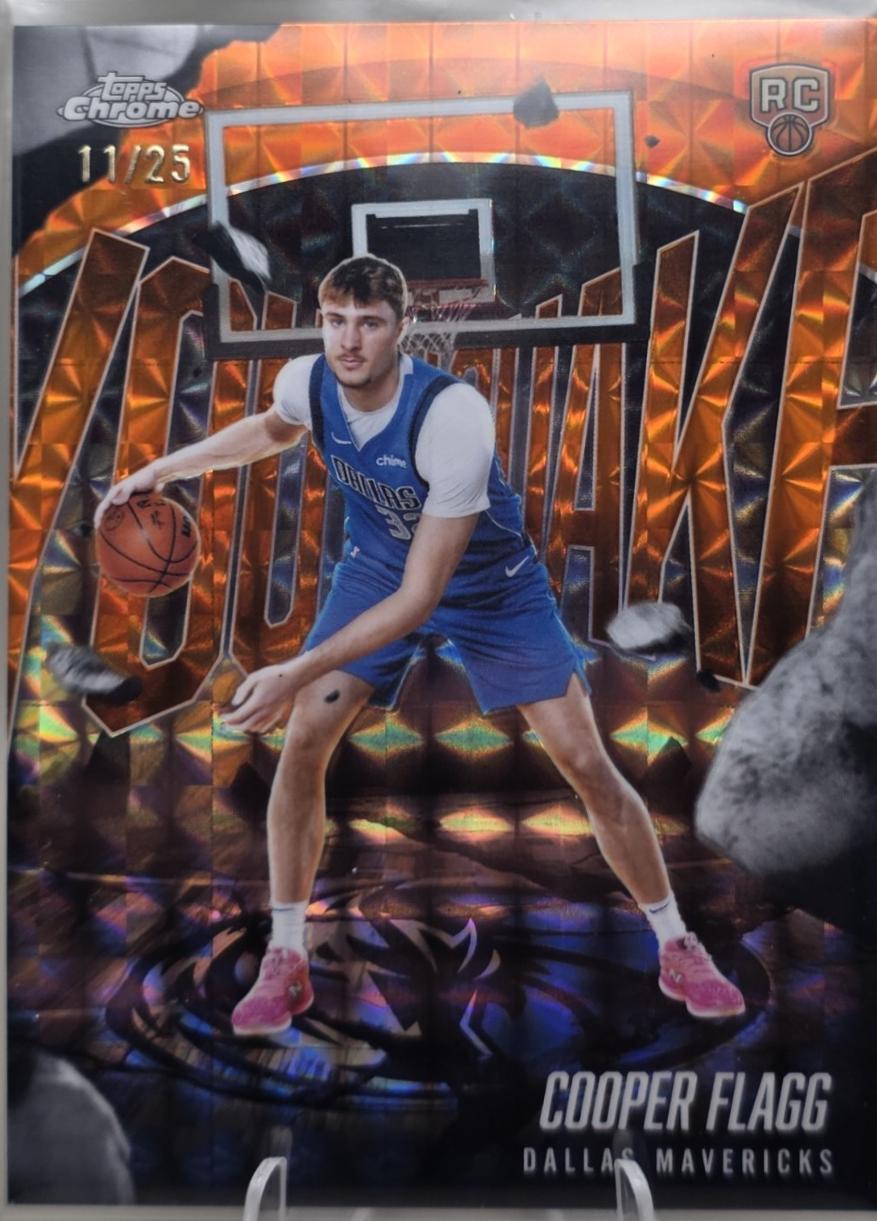 Cooper Flagg [Refractor Orange Geometric] #YQ-1