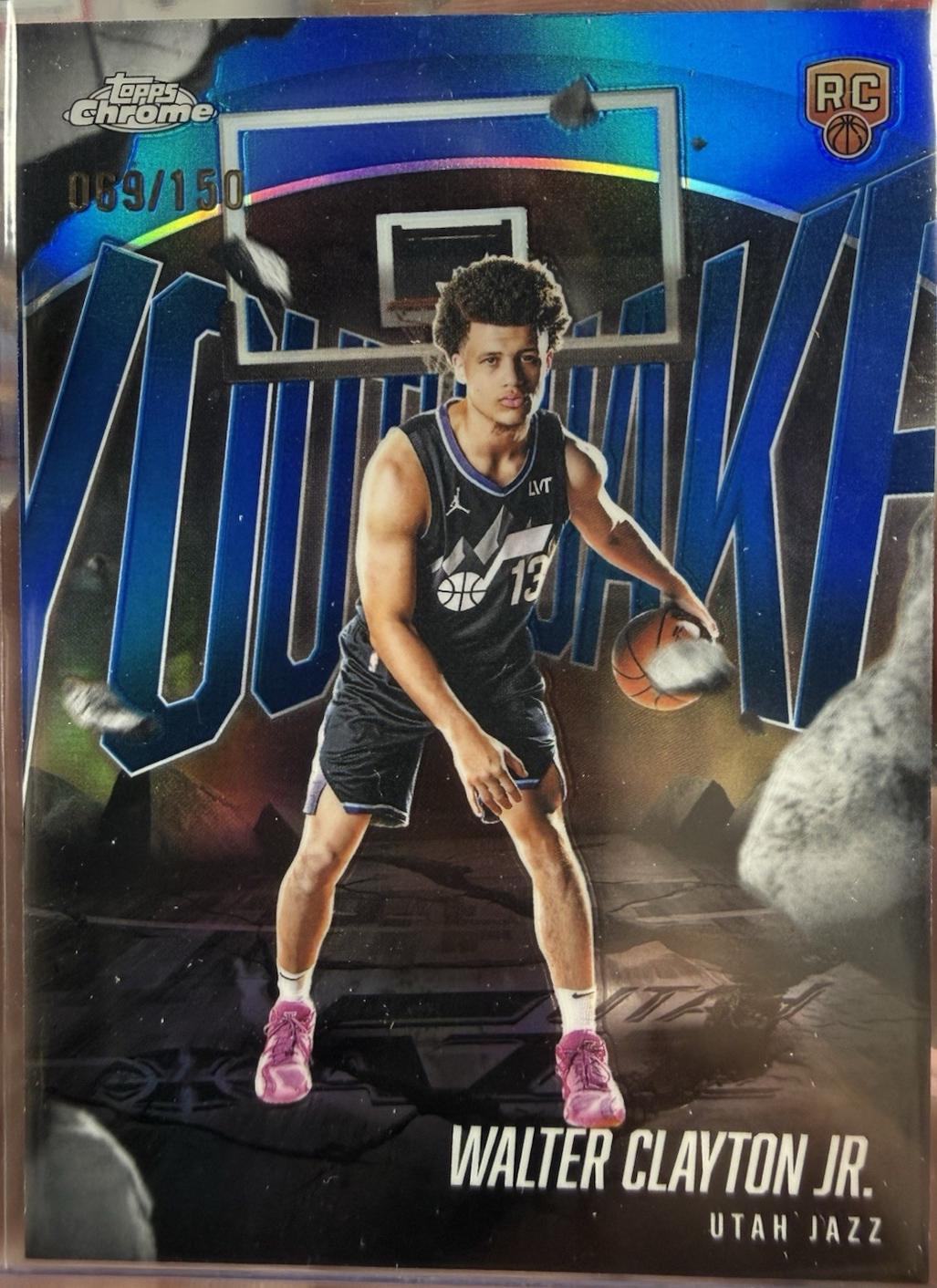 Walter Clayton Jr. [Refractor Blue] #YQ-13