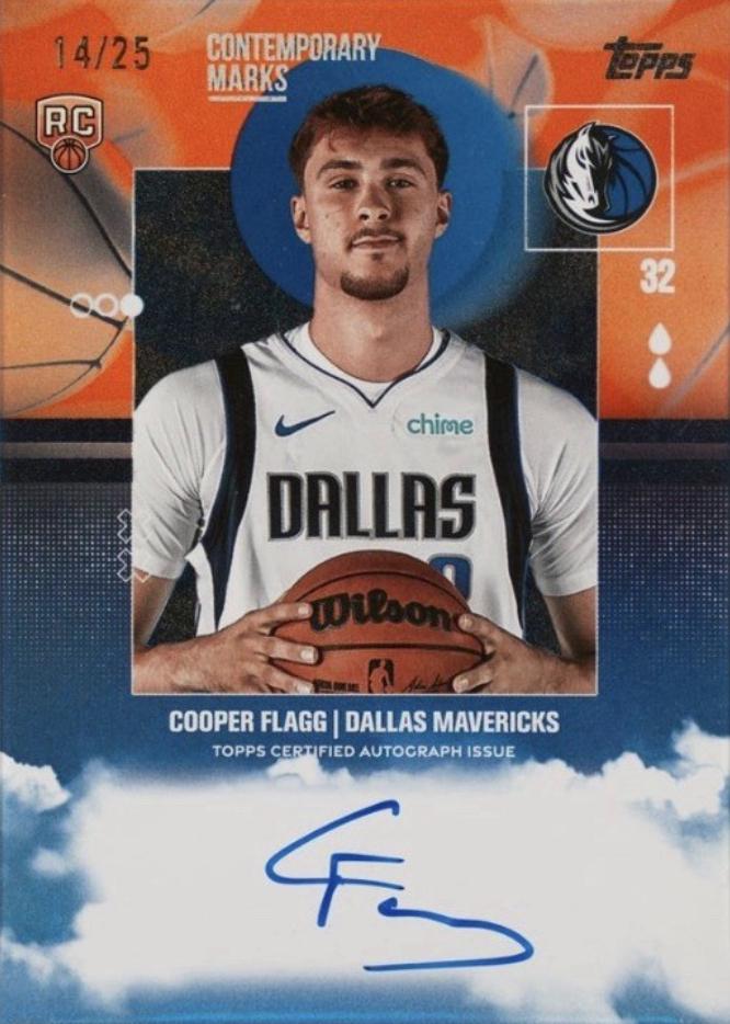 Cooper Flagg [Orange Rainbow] #CM-CF