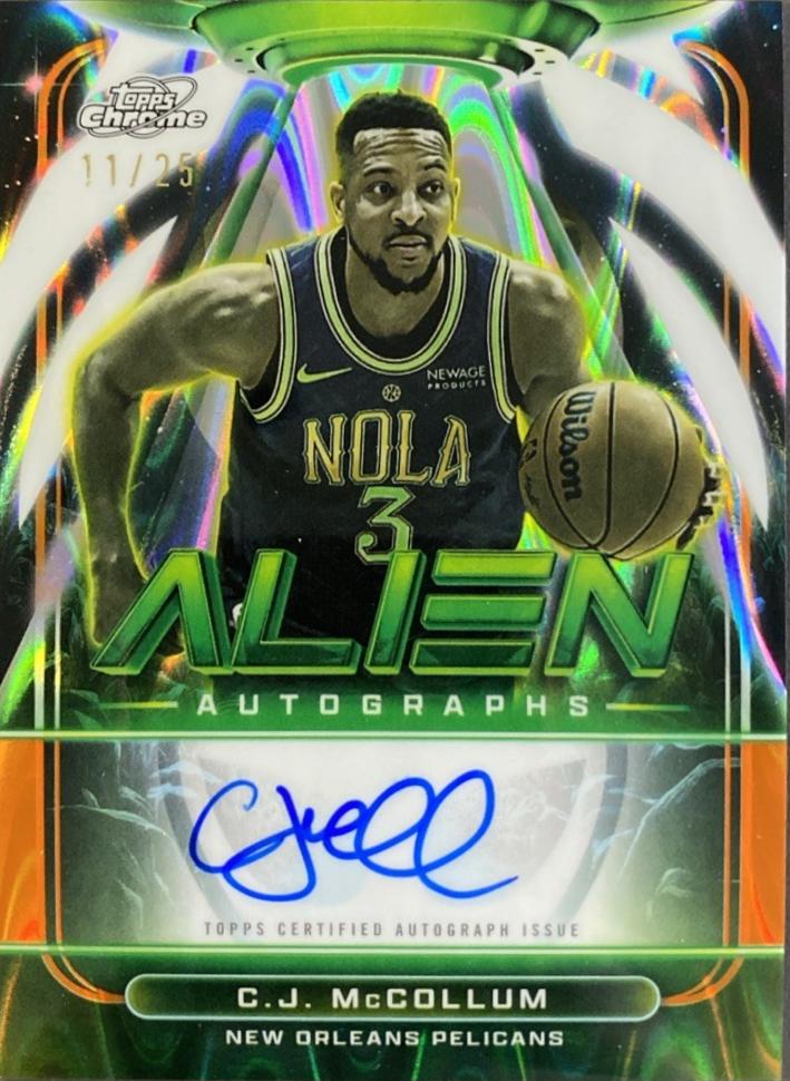 C.J. McCollum [Orange Galactic] #AA-CM