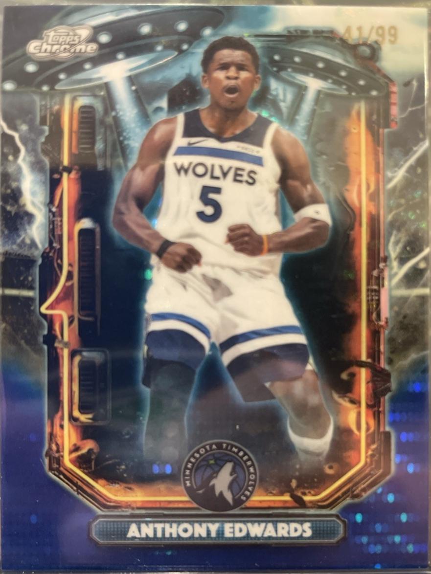 Anthony Edwards [Blue Moon Refractor] #ET-2