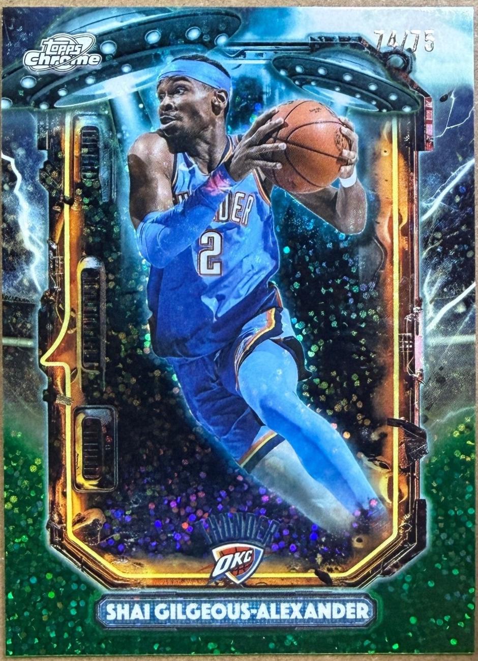 Shai Gilgeous-Alexander [Green Space Dust Refractor] #ET-1